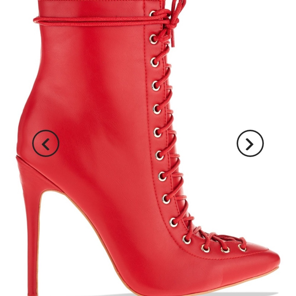Corset lace up Heels Booties